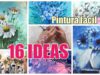 16 Ideas de un minuto para pintar cuadros fáciles y rápidos.