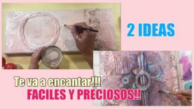 2 IDEAS DECORATIVAS PARA CUADROS FÁCILES