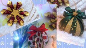 3 ADORNOS NAVIDEÑOS “ SÚPER FÁCILES Y RÁPIDOS DE HACER “