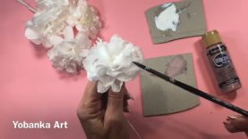 4 IDEAS COMO HACER FLORES CON PAPEL