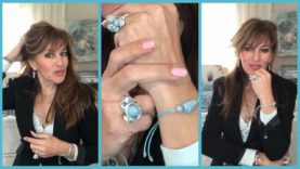 6 PIEZAS DE BISUTERIA, Collar, pulsera, 2 anillos,y 2 pares de pendientes(aretes)