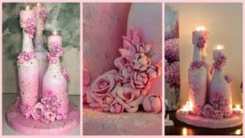 BOTELLAS MARAVILLOSAS –  COMO HACERLAS DECORADAS – MANUALIDADES CON RECICLAJE