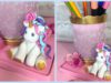COMO HACER UNICORNIO CON PORCELANA FRÍA – MANUALIDADES FÁCILES