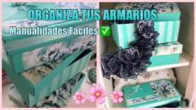 IDEAS FÁCILES PARA ORGANIZAR CON CAJAS DE ZAPATOS