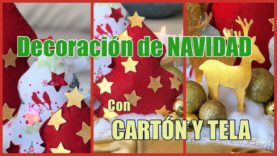 RECICLANDO CARTÓN – Decoración de Navidad DIY
