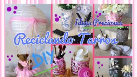 RECICLANDO FRASCOS 💖 5 IDEAS 💖..te encantará 🤗💖💖