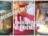 RECICLANDO FRASCOS DE CRISTAL NAVIDEÑOS