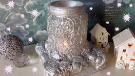 Tarro de cristal reciclado ***DIY*** Preciosooo¡¡¡