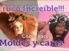 TRUCO INCREÍBLE COMO HACER  MOLDES Y CARAS con PORCELANA