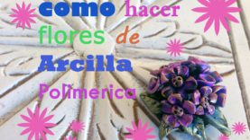 Como hacer flores de arcilla DIY ¡¡¡Haz tus propias flores de arcilla, ….joyeria, decoración¡¡¡¡