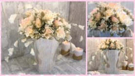 COMO HACER UN JARRÓN DE CARTÓN- SUPER- FÁCIL!! COMO HACER FLORES DE PAPEL, IDEA RECICANDO