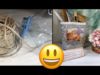 RECICLANDO GARRAFA DE AGUA Y 1 LATA PARA LA COCINA, handcraft