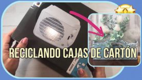 2 MANUALIDADES FACILES Y  RÁPIDAS CON CAJAS DE CARTÓN (reciclaje)