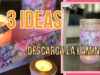 3 ideas de RECICLAJE Cartón, frascos y una botella