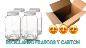 7 MANUALIDADES, RECICLANDO CARTÓN Y FRASCOS DE CRISTAL ♻️👈💖