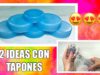 2 IDEAS DE MANUALIDADES CON TAPONES QUE TIENES EN CASA