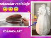 CEMENTO Y CARTÓN, RECICLAJE PRECIOSO, COMO HACER UN ÁNGEL