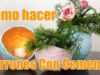 Como hacer jarrones con cemento elegantes