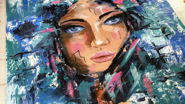 imagen mira lo que hago pintura abstracta