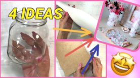 Técnicas de  Decoupage / Ideas Para Decorar Tu CASA / Botes, Botella y Madera