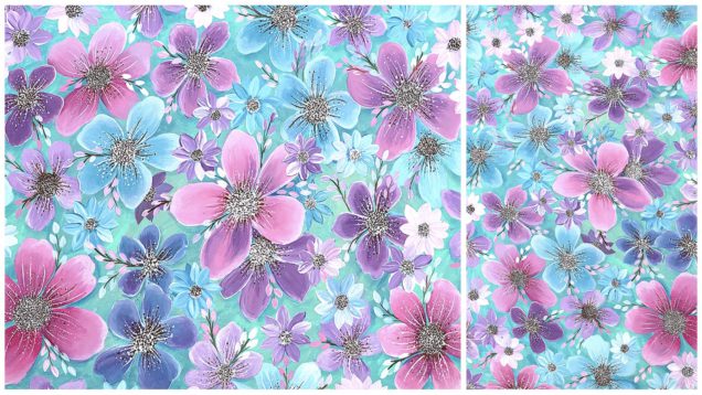 como pintar las flores relajante multicolor