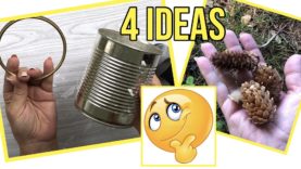imagen dest 4 IDEAS FÁCILES RECICLANDO Una LATA, PIÑAS, HOJAS SECAS