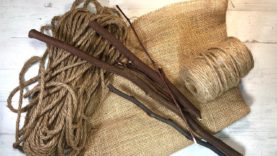 12 IDEAS / Ramas Secas / Cuerda / Tela de Saco / Reciclaje Creativo
