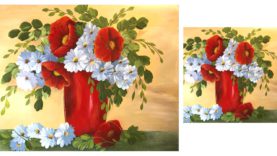 como pintar flores yo te enseño
