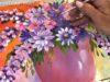 como pintar flores y hacer una obra de arte