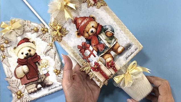 miniatura ositos de navidad