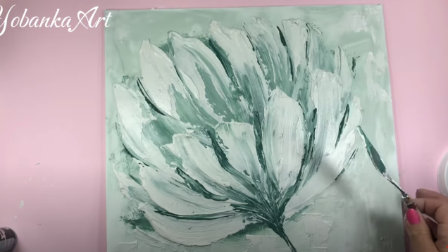 como pintar una flor en 5 min img