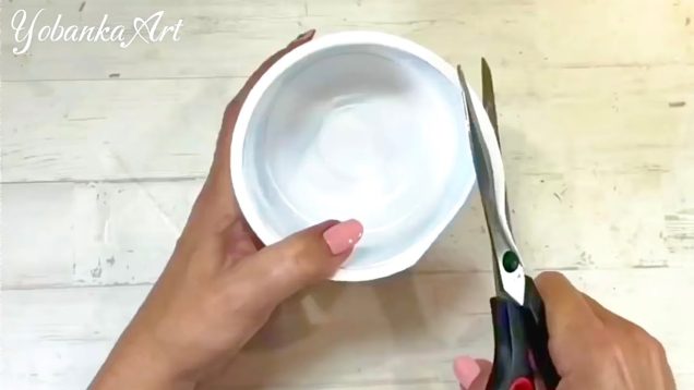 img 3 Ideas Fáciles para Hacer Cestos Cartón, Envases de Plástico y Cordón